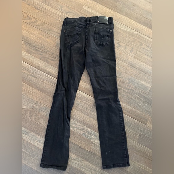 Red Rivet Black Distressed Jeans size 5 - Picture 4 of 9
